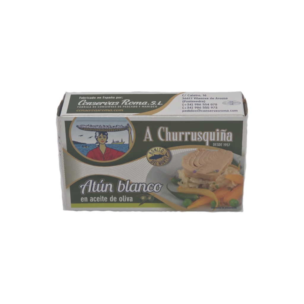 ATUN BLANCO EN OLIVA CAJA A CHURRUSQUIÑA