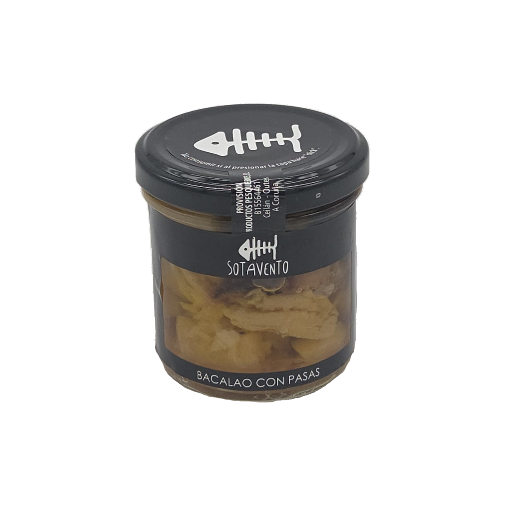 Bacalao con pasas de Sotavento