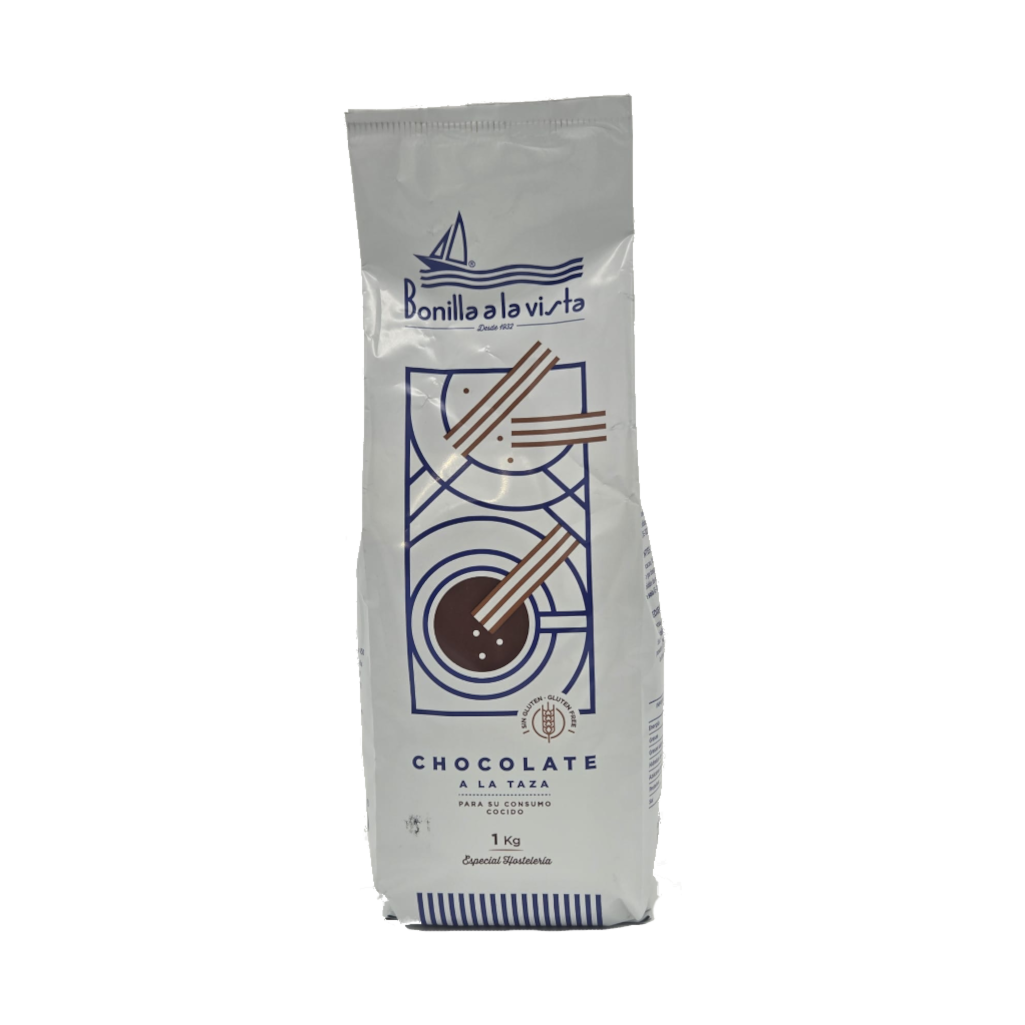 Chocolate a la taza en polvo de Bonilla a la vista