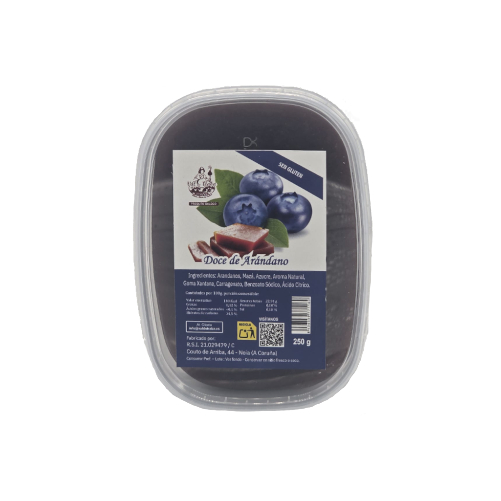 DULCE DE ARANDANOS VAL DO TRABA