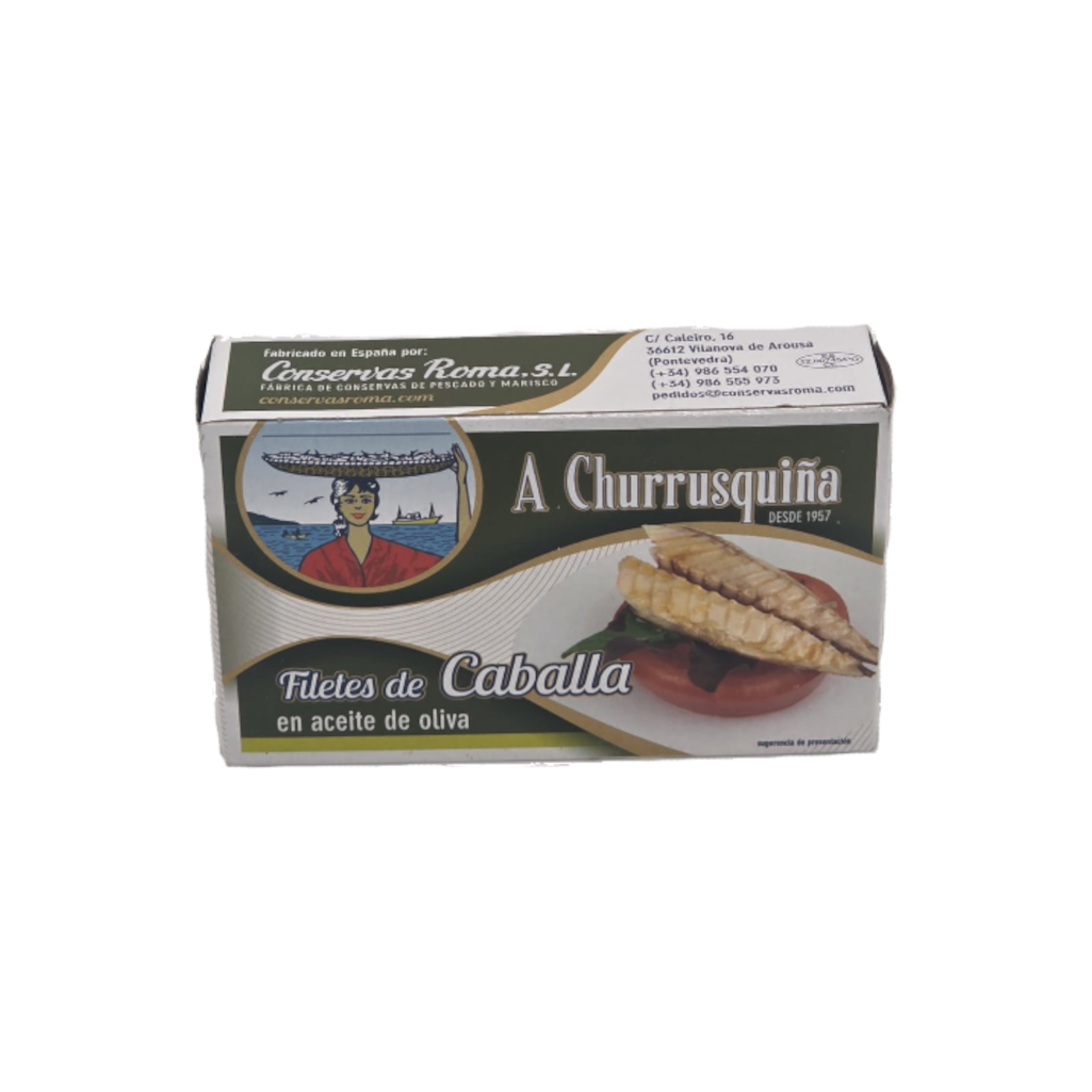 FILETE DE CABALLA EN OLIVA CAJA A CHURRUSQUIÑA