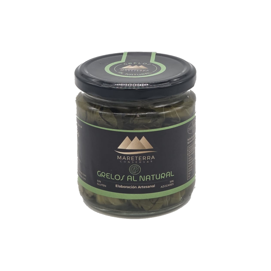 Grelos al natural de Mareterra