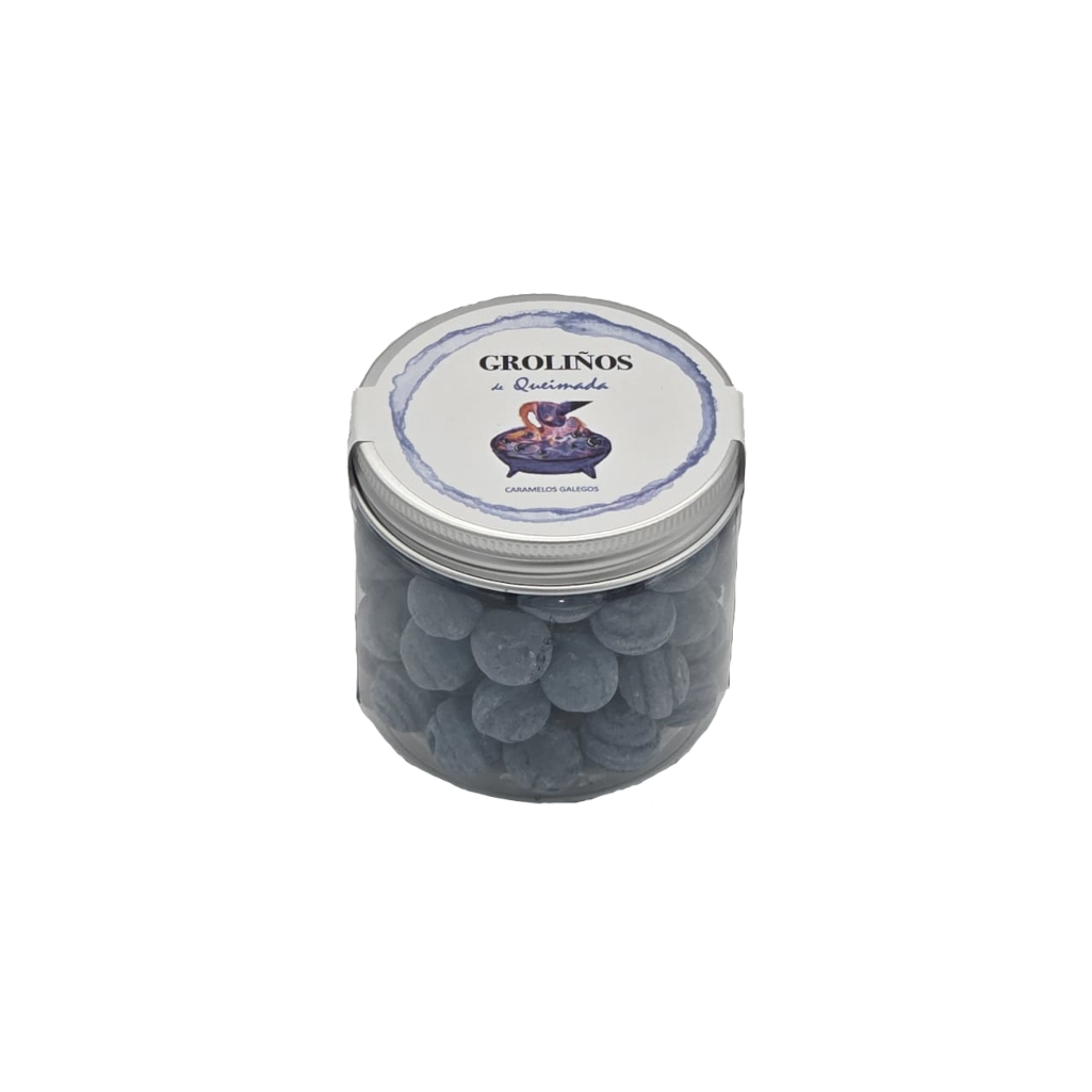 Groliños de Queimada en bote de Doziños