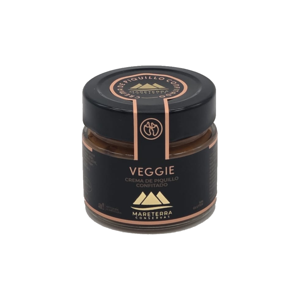 Crema de piquillo confitado veggie de Mareterra