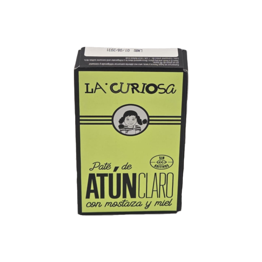 PATÉ DE ATÚN CLARO CON MOSTAZA E MEL LA CURIOSA