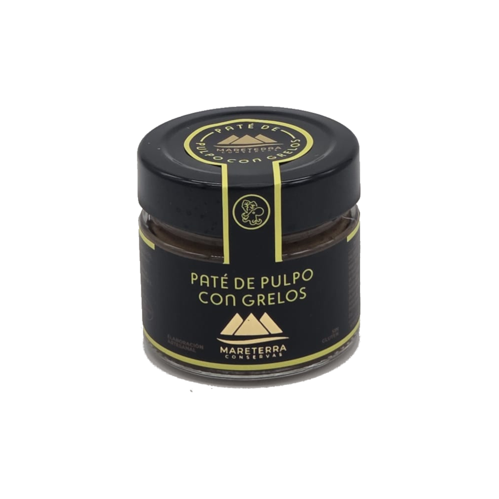Paté de pulpo con grelos de Mareterra