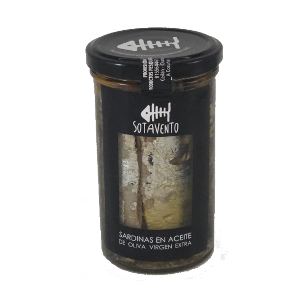Sardinas en aceite de oliva virgen extra de Sotavento