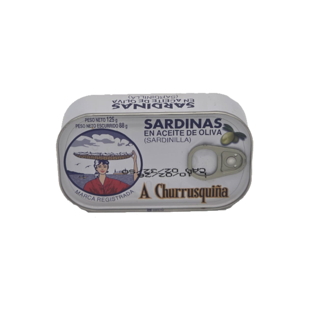 SARDINAS EN OLIVA LATA A CHURRUSQUIÑA