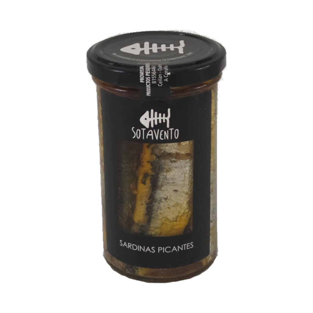Sardinas picantes en aceite de oliva de Sotavento