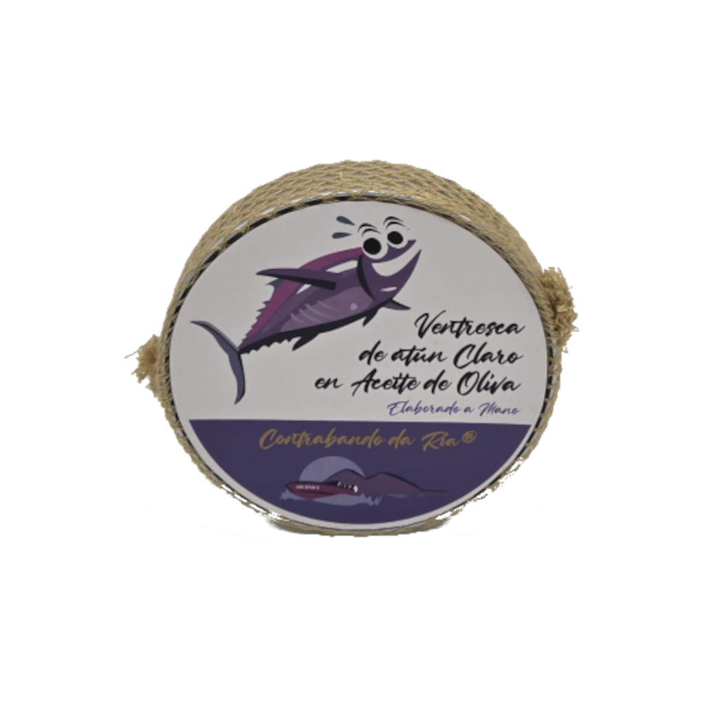 Ventresca de Atún Claro en aceite de oliva de Contrabando da Ria