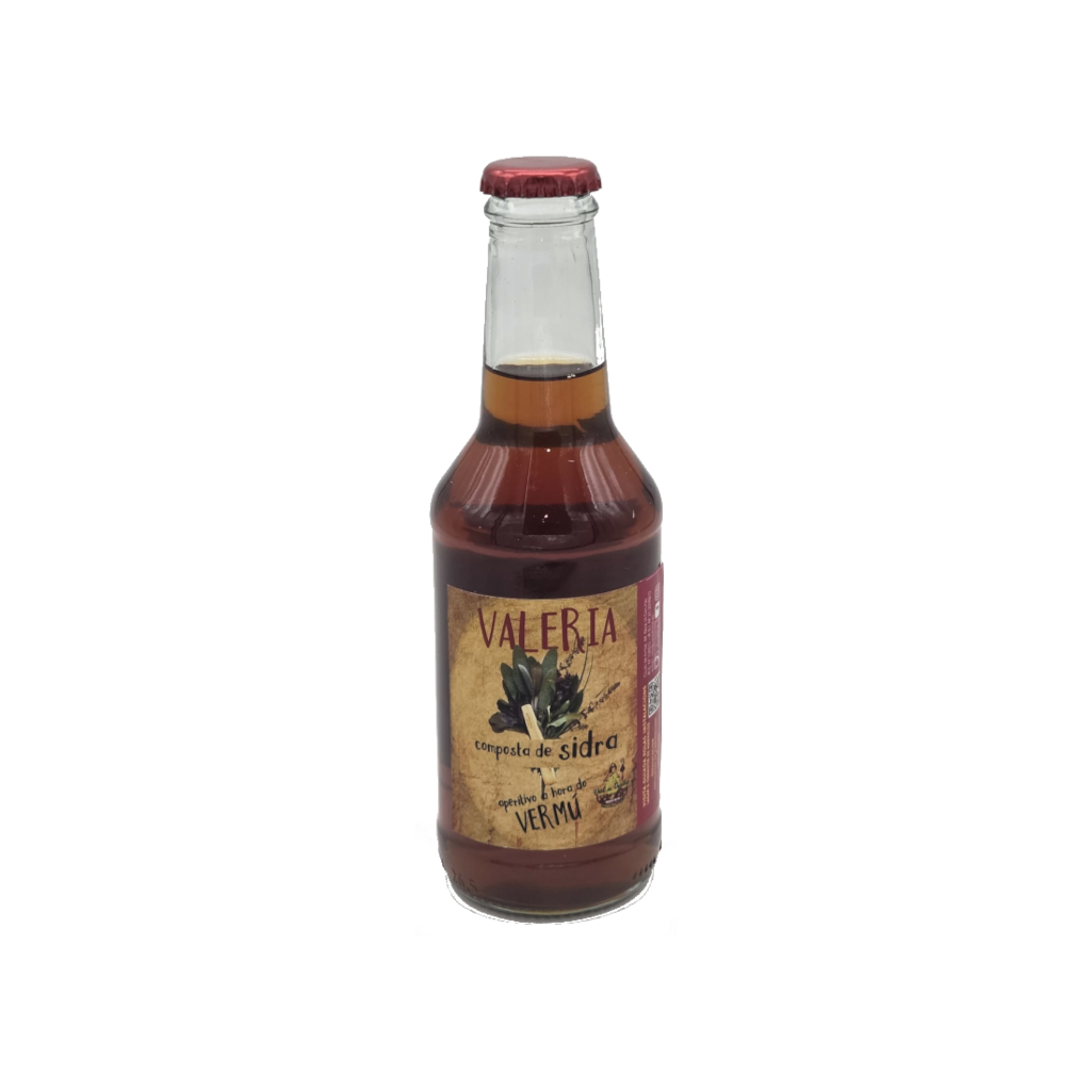 VERMU VALERIA COMPOSTA DE SIDRA OSCURO BOTELLIN VAL DO TRABA