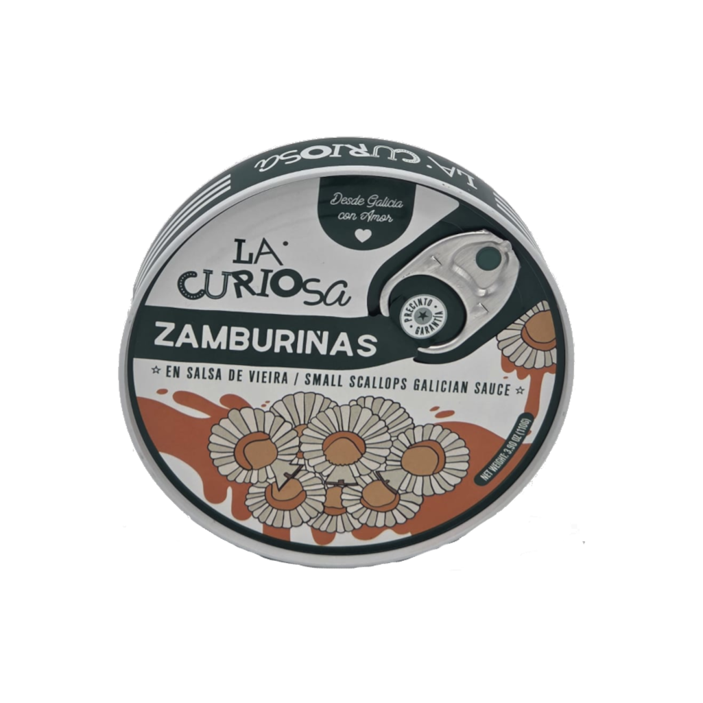 Zamburiñas en salsa de vieira de La Curiosa