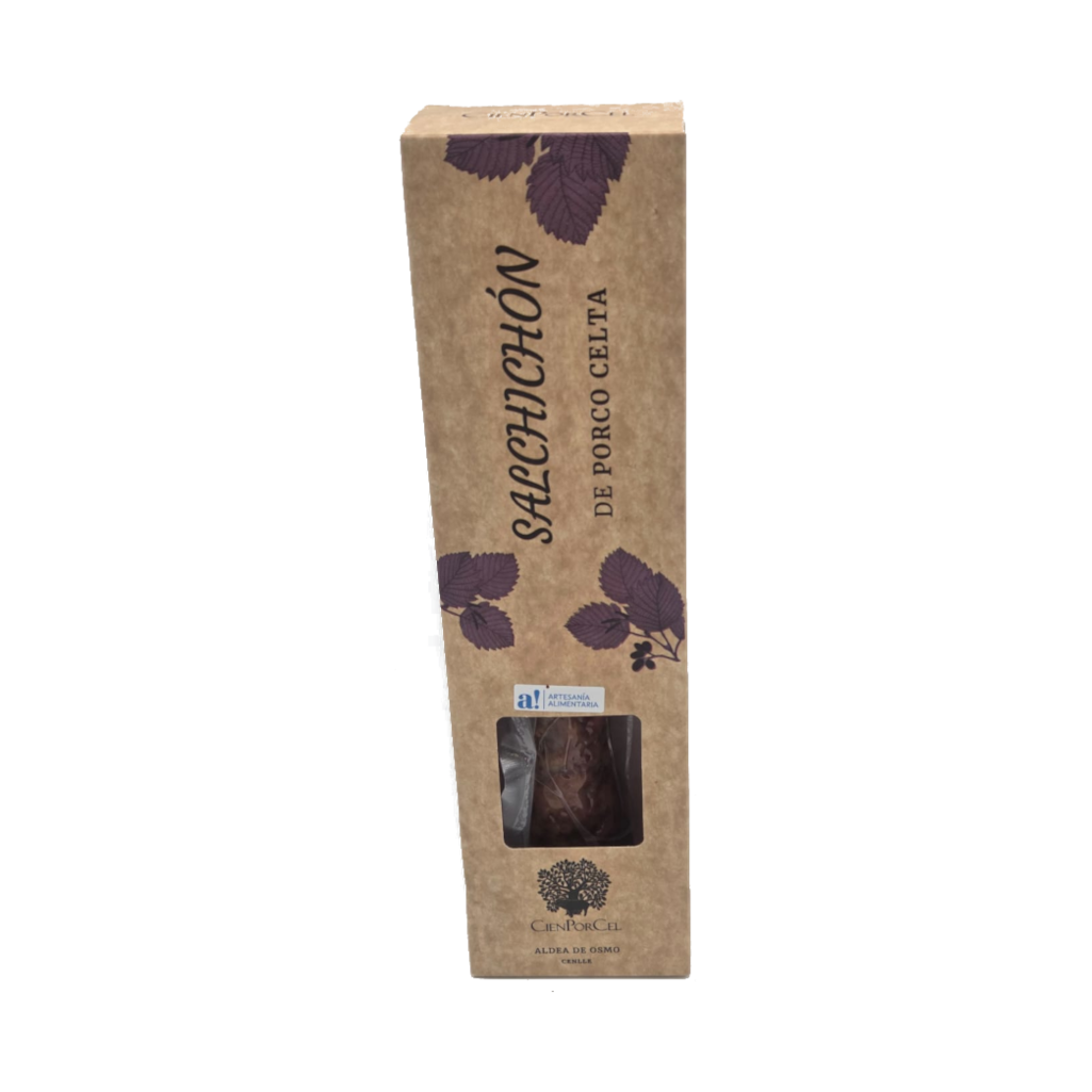 Salchichón de cerdo celta de CienPorCel